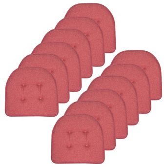 Sweet Home 12-Pack U-Shaped Memory Foam No-Slip Back Chair Cushions