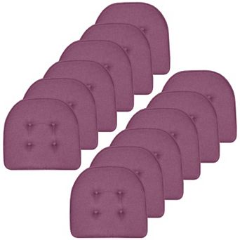 Sweet Home 12-Pack U-Shaped Memory Foam No-Slip Back Chair Cushions
