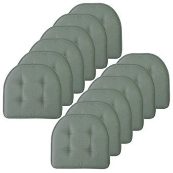 Sweet Home 12-Pack U-Shaped Memory Foam No-Slip Back Chair Cushions