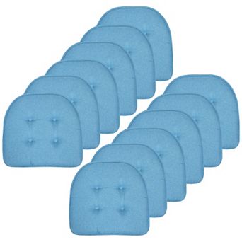 Sweet Home 12-Pack U-Shaped Memory Foam No-Slip Back Chair Cushions