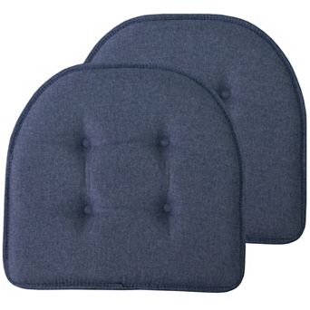Sweet Home 2-Pack U-Shaped Memory Foam No-Slip Back Chair Cushions