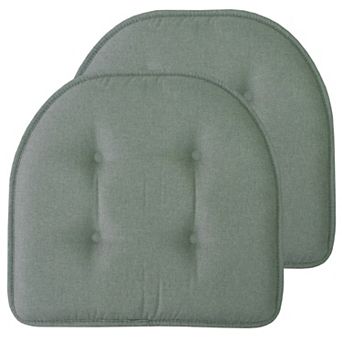 Sweet Home 2-Pack U-Shaped Memory Foam No-Slip Back Chair Cushions