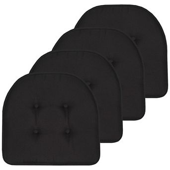 Sweet Home 4-Pack U-Shaped Memory Foam No-Slip Back Chair Cushions