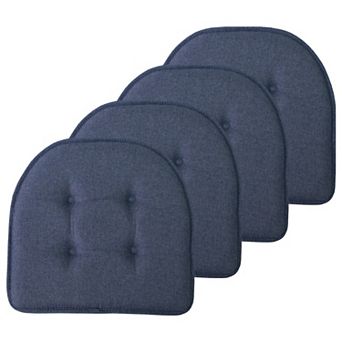 Sweet Home 4-Pack U-Shaped Memory Foam No-Slip Back Chair Cushions