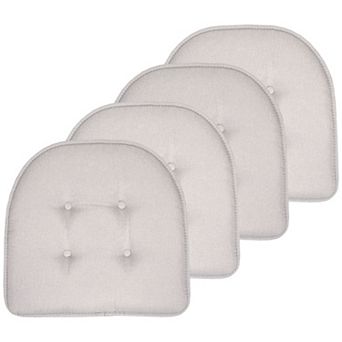 Sweet Home 4-Pack U-Shaped Memory Foam No-Slip Back Chair Cushions