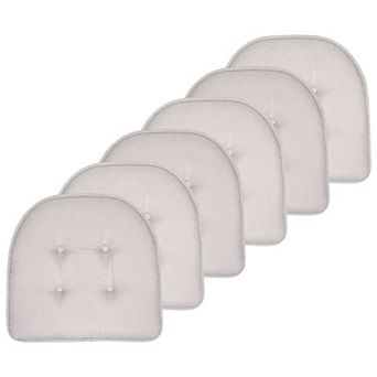 Sweet Home 6-Pack U-Shaped Memory Foam No-Slip Back Chair Cushions