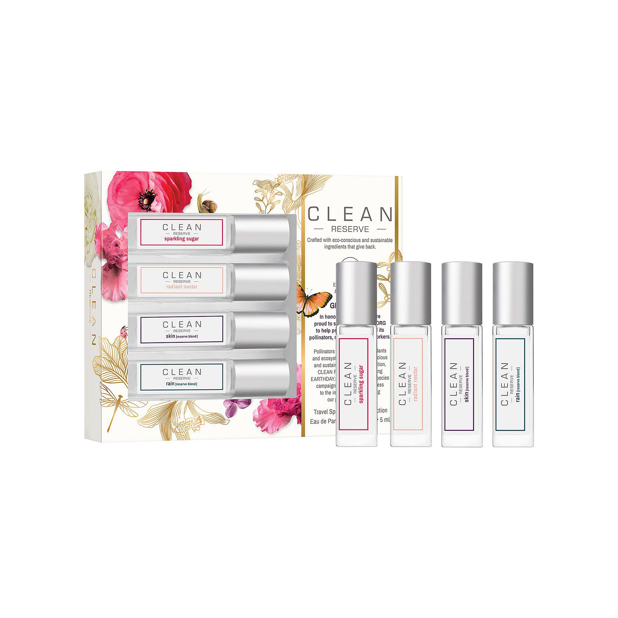 CLEAN RESERVE RESERVE Giving Back Travel Spray Fragrance Gift Set, Multilin