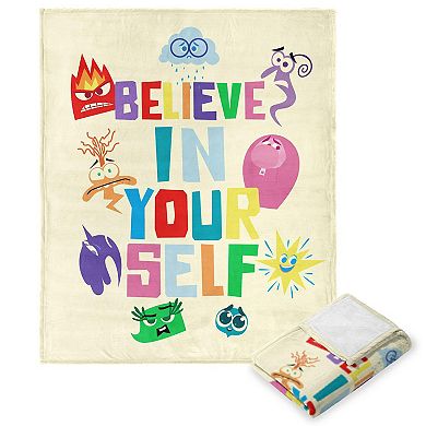 Disney / Pixar's Inside Out 2 "Believe In Yourself" Throw Blanket