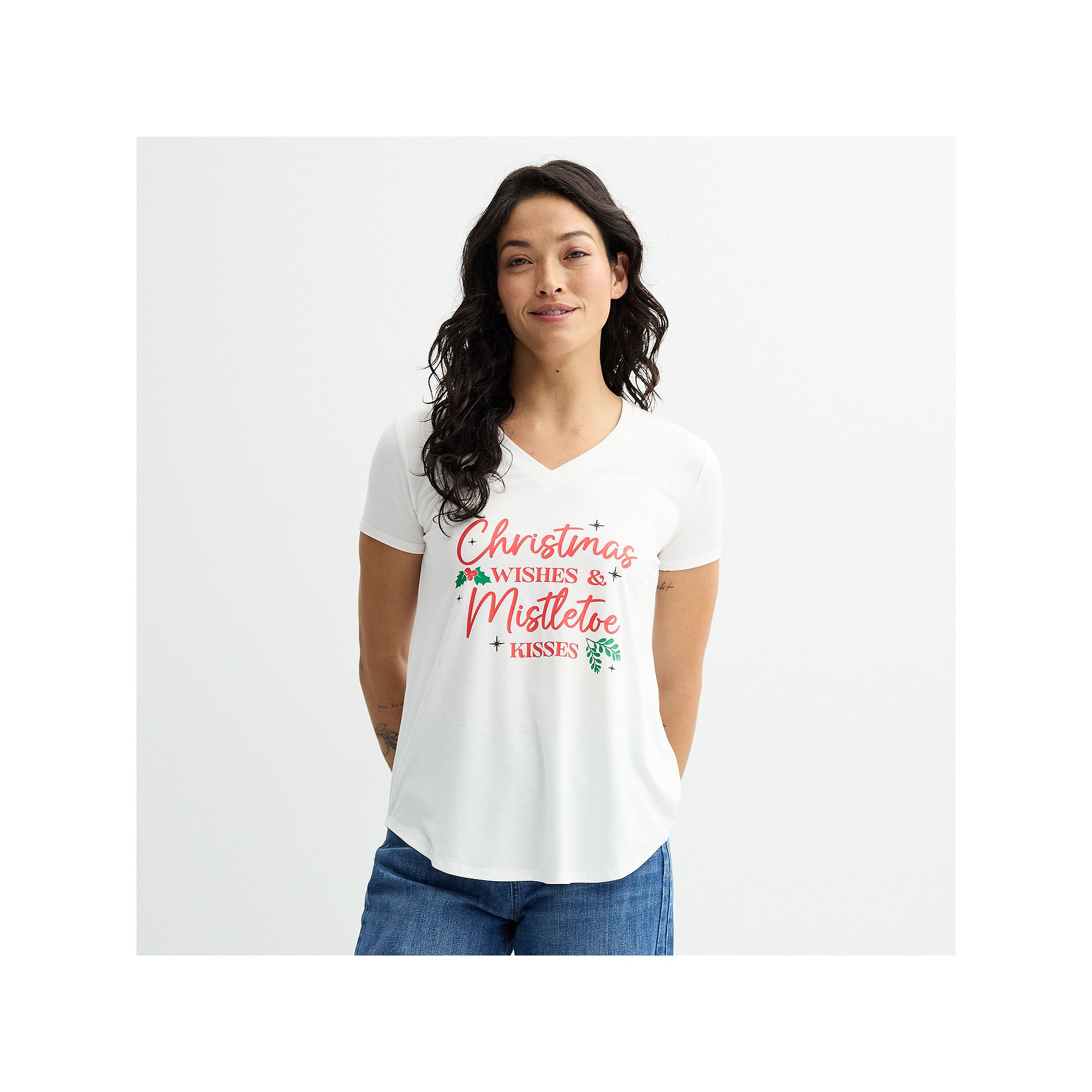 Juniors Freshman 1996 Holiday Graphic T-Shirt, Girls, Size: XS, White