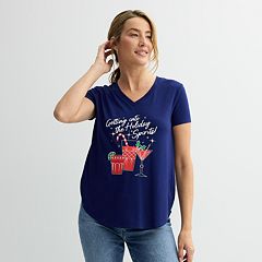 Women s Holiday Tees Kohl s