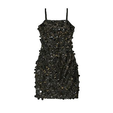 Juniors' Invitée Strappy Fitted Mini Dress
