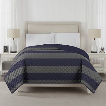 Martex Rugby Stripe Coverlet