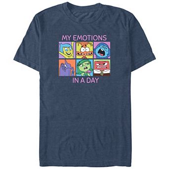 Disney / Pixar Inside Out 2 Big & Tall My Emotions In A Day Graphic Tee