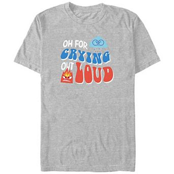 Disney / Pixar Inside Out 2 Big & Tall Oh For Crying Out Loud Graphic Tee