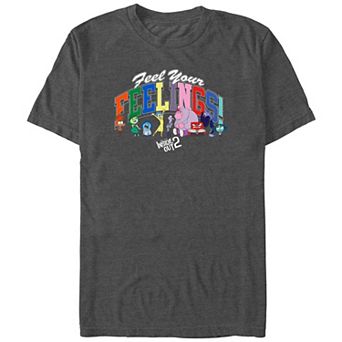 Disney / Pixar Inside Out 2 Big & Tall Feel Your Feelings Graphic Tee