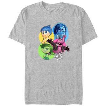 Disney / Pixar Inside Out Big & Tall Emotions Stickers Graphic Tee