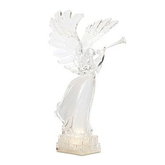 Melrose LED Holiday Angel with Trumpet Table Decor