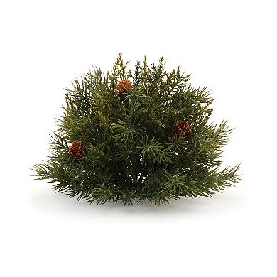 Melrose Pine Half Orb with Pinecones Table Decor 2 pc Set