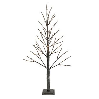 Melrose LED Black Glittered 48 in Twig Tree