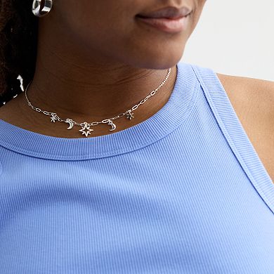 Juniors' Plus Size SO® High Neck Rib Tank Top