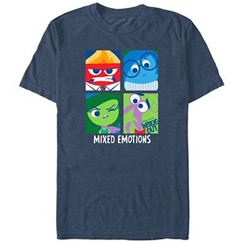 Disney / Pixar Inside Out Big & Tall Mixed Emotions Graphic Tee