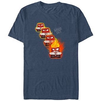 Disney / Pixar Inside Out Big & Tall Getting Angrier Graphic Tee