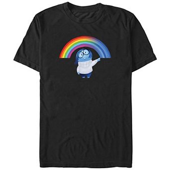 Disney / Pixar Inside Out Big & Tall Sadness Rainbow Graphic Tee