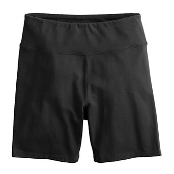 Girls 6-20 SO® Essential High Rise Bike Shorts in Regular & Plus Size