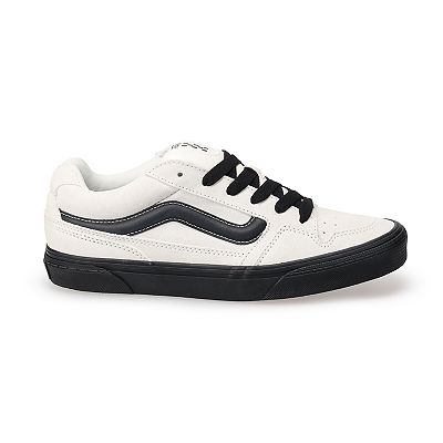 NEW Vans Caldrone Black Outsole Marshmallow White Suede Men\'s Sneakers Size 8.5 Vans Caldrone Black Outsole Marshmallow White Suede Men main image 2