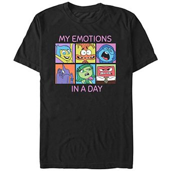 Disney / Pixar's Inside Out 2 My Emotions In A Day Men's Graphic Tee