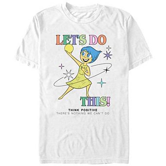 Disney / Pixar's Inside Out 2 Let's Do This Think Positive Men's Graphic Tee