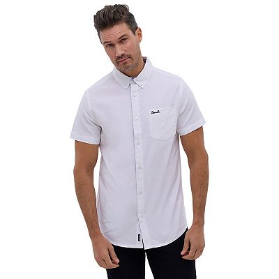 【BAON】[unisex] Card Oxford Short Sleeve Shirt 7195285_White?wid=400&hei=400&