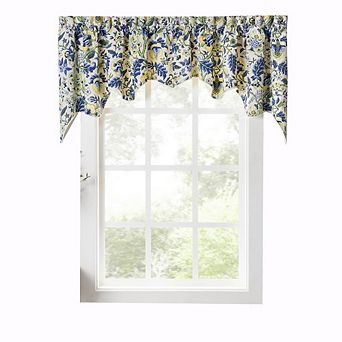 Regency Swag Shaped 3" Rod Pocket Valances For Windows