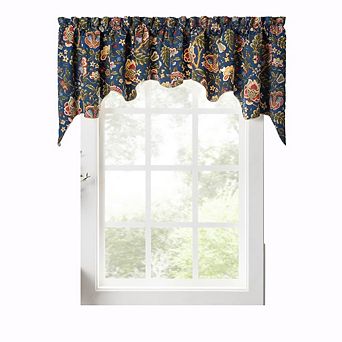 Regency Swag Shaped 3" Rod Pocket Valances For Windows