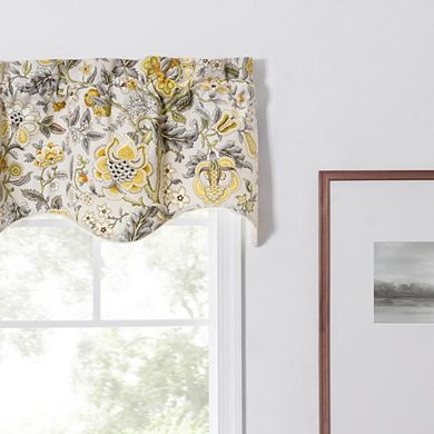 Regency Scallop Shaped 3" Rod Pocket Valances For Windows