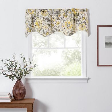 Regency Scallop Shaped 3" Rod Pocket Valances For Windows