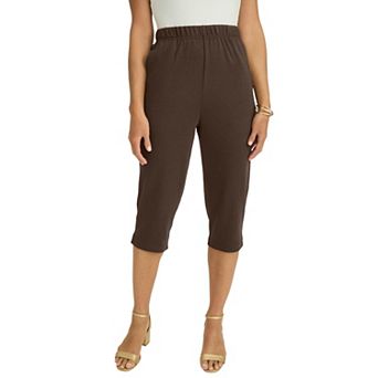 Jessica London Women's Plus Size Soft Ease Capri