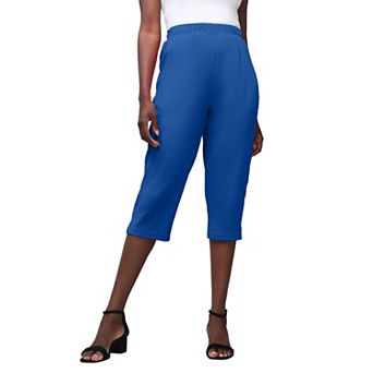 Jessica London Women's Plus Size Soft Ease Capri