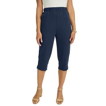 Jessica London Women's Plus Size Soft Ease Capri