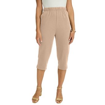 Jessica London Women's Plus Size Soft Ease Capri