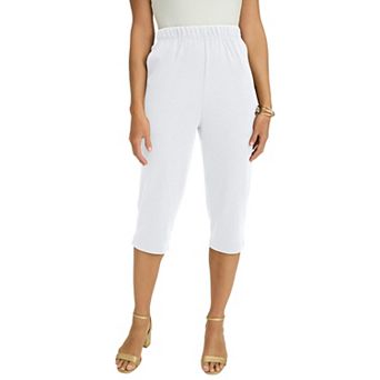 Jessica London Women's Plus Size Soft Ease Capri
