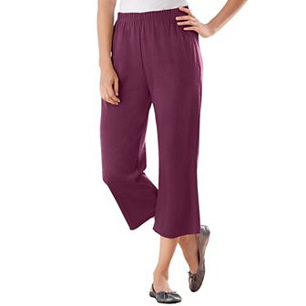 Woman Within Plus Size 7-Day Knit Capri