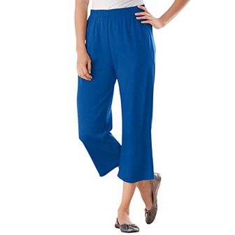 Woman Within Plus Size 7-Day Knit Capri