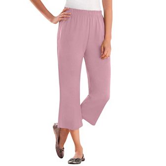 Woman Within Plus Size 7-Day Knit Capri
