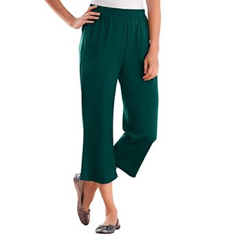 Woman Within Plus Size 7-Day Knit Capri