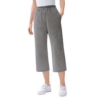 Woman Within Plus Size 7-Day Knit Capri