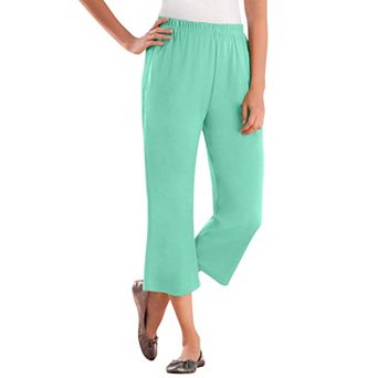 Woman Within Plus Size 7-Day Knit Capri