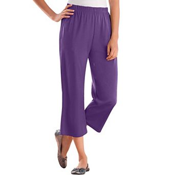 Woman Within Plus Size 7-Day Knit Capri
