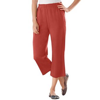 Woman Within Plus Size 7-Day Knit Capri