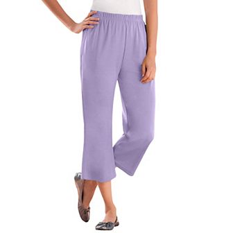 Woman Within Plus Size 7-Day Knit Capri